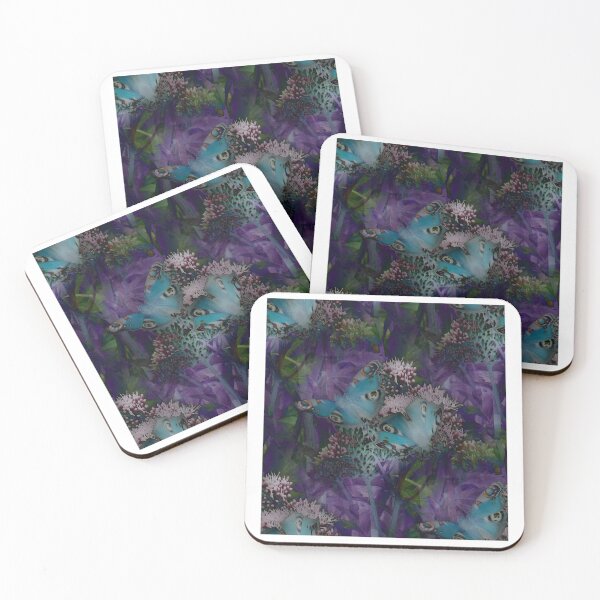 Item preview, KABFA Designs and Volksbolts, Vintage English Country Garden Blue and Purple Butterfiles two designed and sold by KABFA Designs.