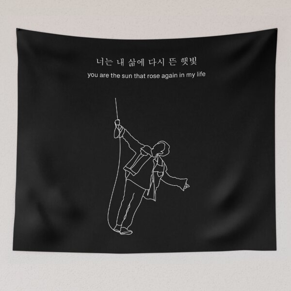 Item preview, Euphoria White Outline Print on Black designed and sold by lineartdesigns.