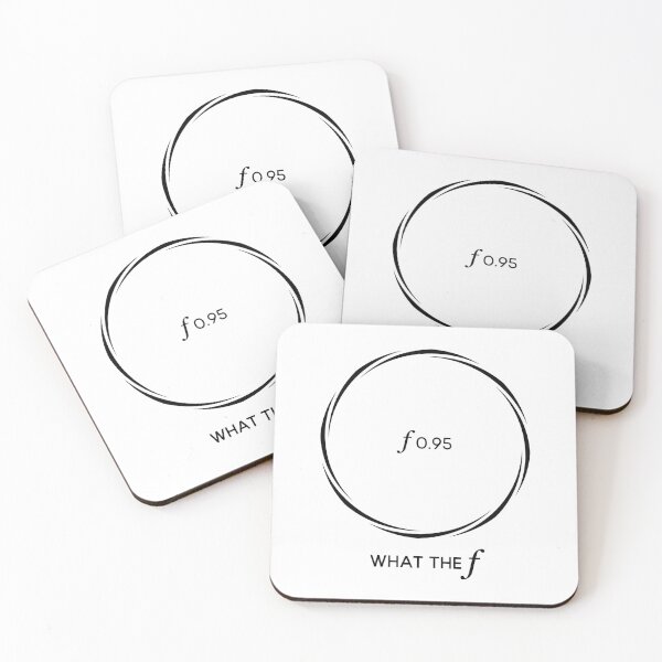 Item preview, F0.95 What the f - Camera Lens Aperture (On White) designed and sold by STUDIO-72.