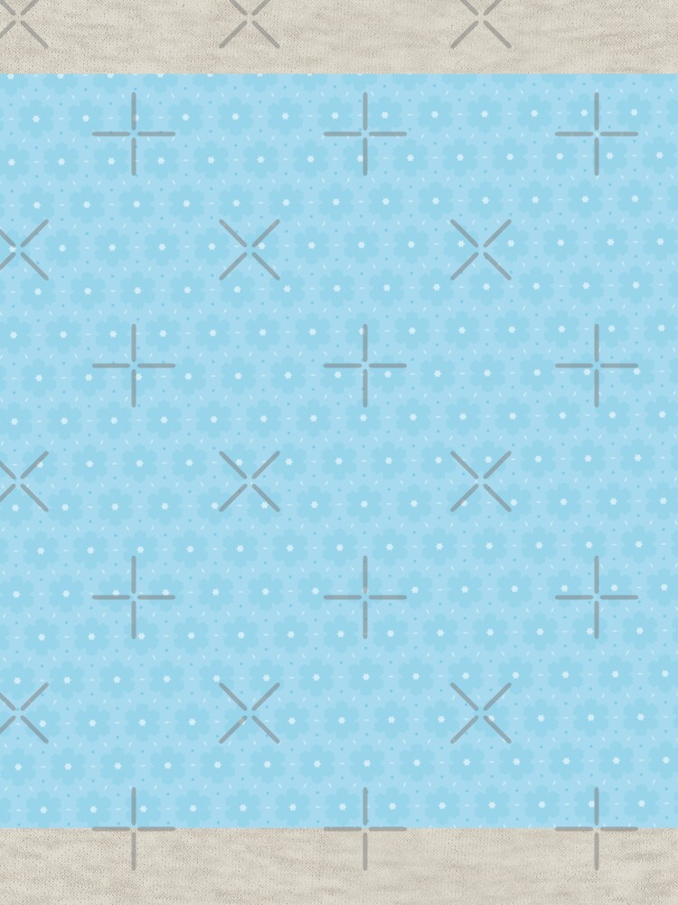 Thumbnail 7 of 7, Classic T-Shirt, Floral Dreamy Blue designed and sold by OneDayArt.