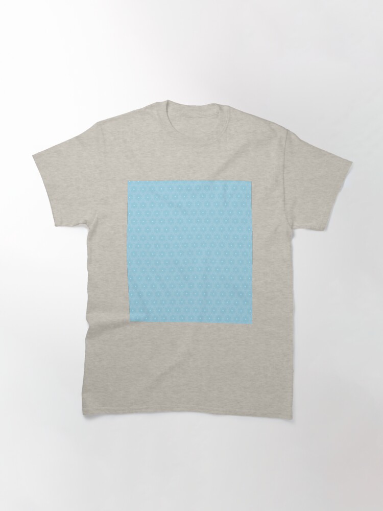 Thumbnail 3 of 7, Classic T-Shirt, Floral Dreamy Blue designed and sold by OneDayArt.
