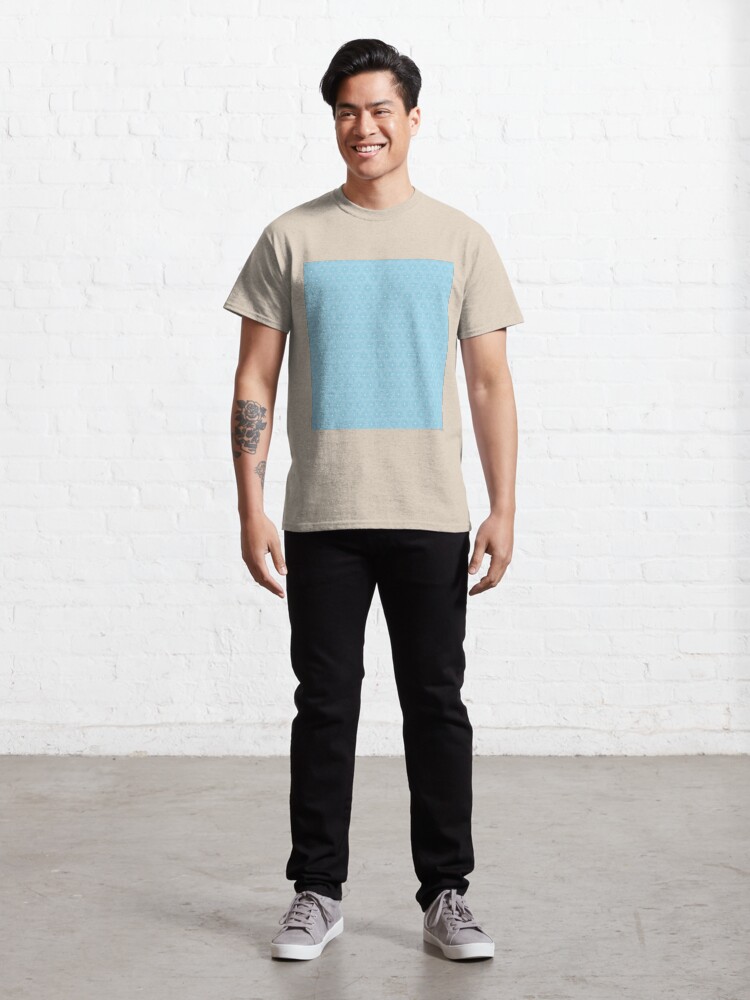 Alternate view of Floral Dreamy Blue Classic T-Shirt