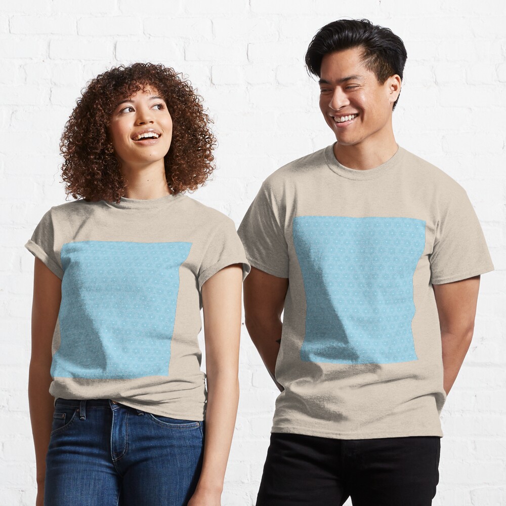 Floral Dreamy Blue Classic T-Shirt