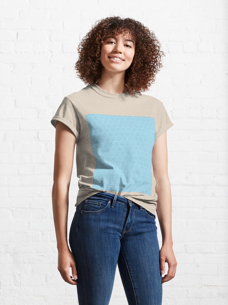 Alternate view of Floral Dreamy Blue Classic T-Shirt