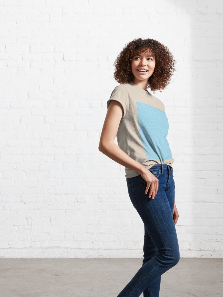 Alternate view of Floral Dreamy Blue Classic T-Shirt