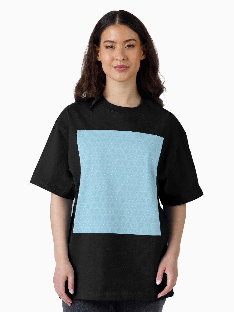 Thumbnail 1 of 7, Oversized T-Shirt, Floral Dreamy Blue designed and sold by OneDayArt.