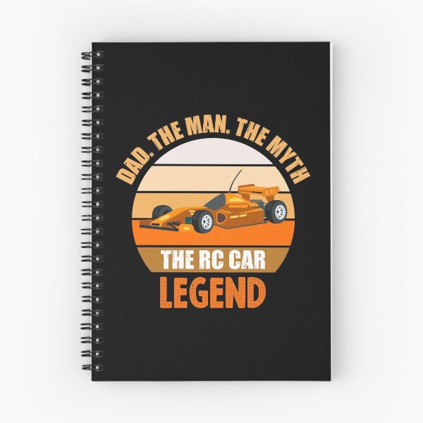 Item preview, Dad the man the myth the rc car legend, vintage orange car, rc car racing games competition, remote control cars lover designed and sold by SGS-.