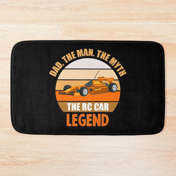 Item preview, Dad the man the myth the rc car legend, vintage orange car, rc car racing games competition, remote control cars lover designed and sold by SGS-.