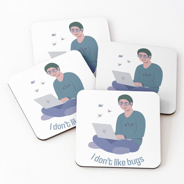 Item preview, I dont like bugs | Funny Programmer designed and sold by artado.