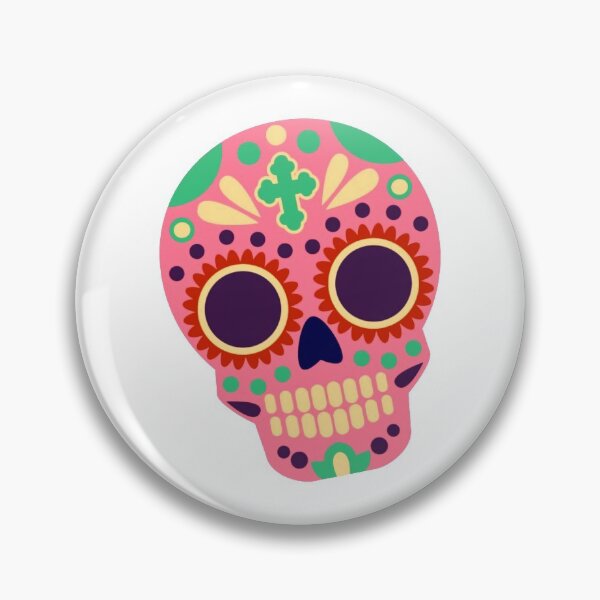 Item preview, Pink Sugar Skull Calavera designed and sold by WakeNBake-Tees.