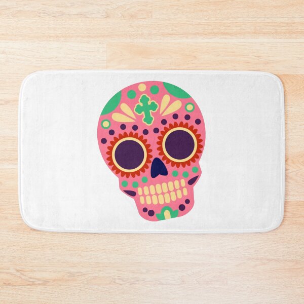 Item preview, Pink Sugar Skull Calavera designed and sold by WakeNBake-Tees.