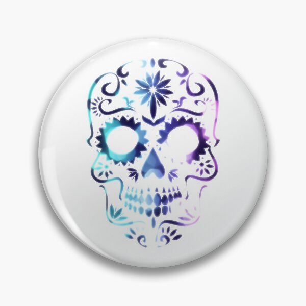 Item preview, Purple Sugar Skull Calavera designed and sold by WakeNBake-Tees.