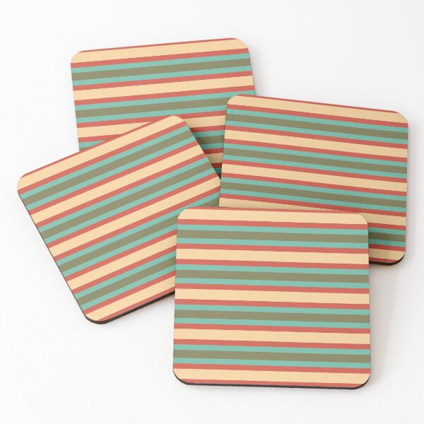 Item preview, Retro Colors Stripes Pattern designed and sold by Quoppidou.