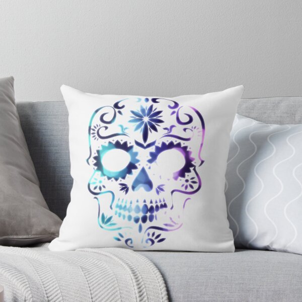 Item preview, Purple Sugar Skull Calavera designed and sold by WakeNBake-Tees.
