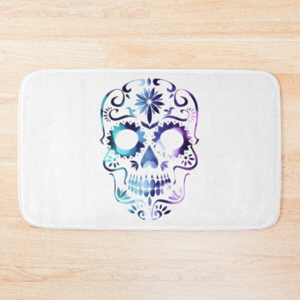 Item preview, Purple Sugar Skull Calavera designed and sold by WakeNBake-Tees.