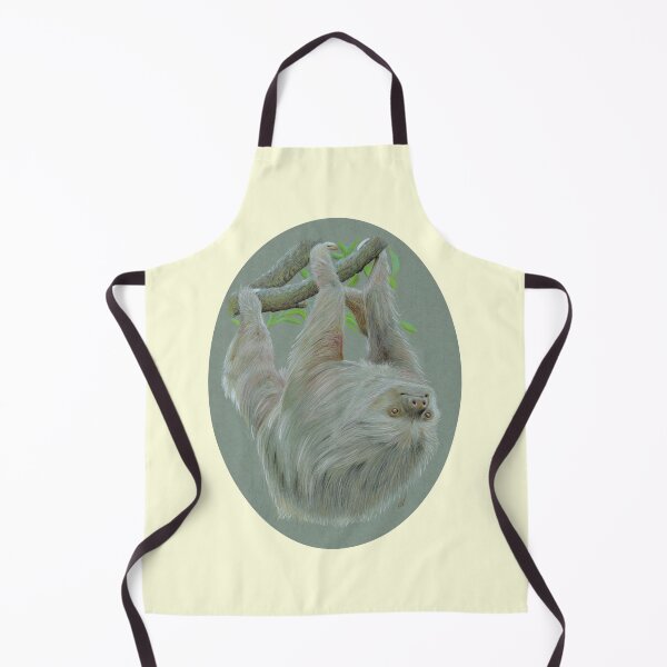 Item preview, Sloth Coloured Pencil Drawing (yellow) designed and sold by SandraWarmerdam.
