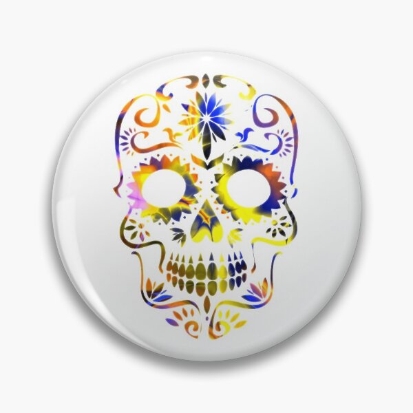 Item preview, Rainbow Sugar Skull Calavera designed and sold by WakeNBake-Tees.