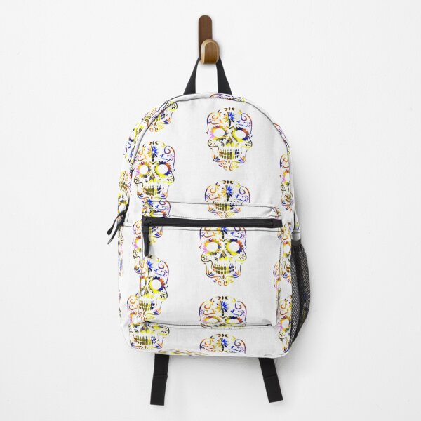 Item preview, Rainbow Sugar Skull Calavera designed and sold by WakeNBake-Tees.