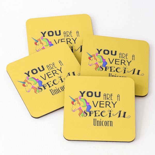 Item preview, Special Unicorn - Yellow designed and sold by Fun Funky Designs.