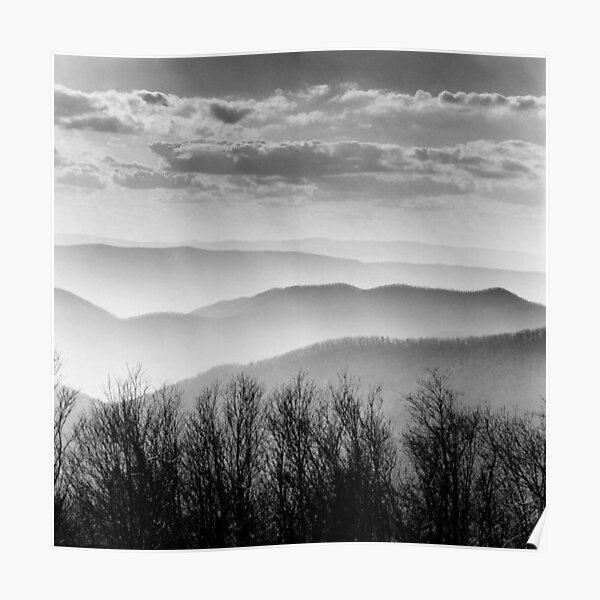 Misty Mountains Poster