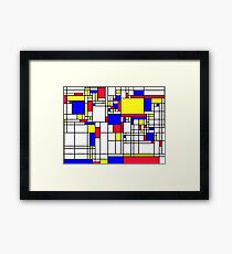 LARGE MONDRIAN Framed Print