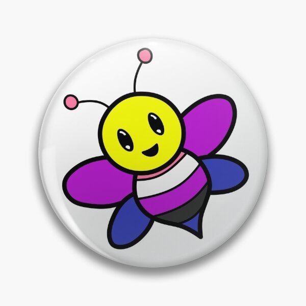 Artikelvorschau, Gender Fluid Hummel entworfen und verkauft von Asteroid Designs.