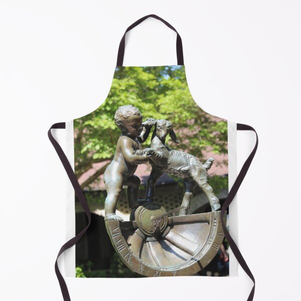 Item preview, Boy And Lamb Sundial designed and sold by Cynthia48.