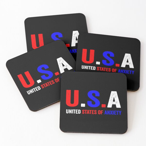 Item preview, USA united states of anxiety designed and sold by VintagePrada.