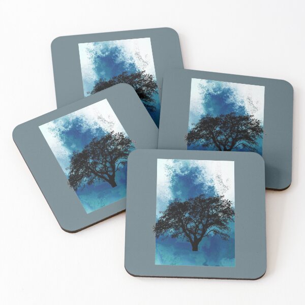Artikelvorschau, Unheimlicher blauer Himmel dunkler Baum! entworfen und verkauft von Byoudesigns.