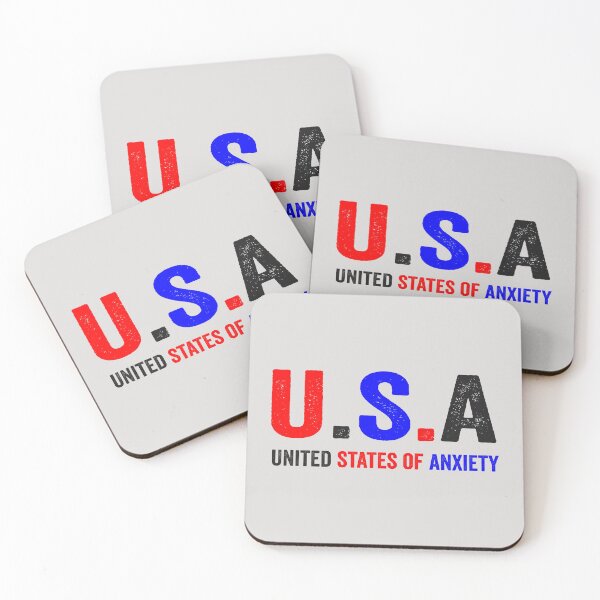 Item preview, USA united states of anxiety designed and sold by VintagePrada.