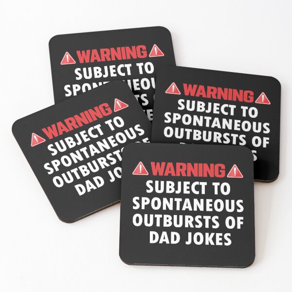 Item preview, WARNING: SUBJECT TO SPONTANEOUS OUTBURSTS OF DAD JOKES designed and sold by uranus1store.