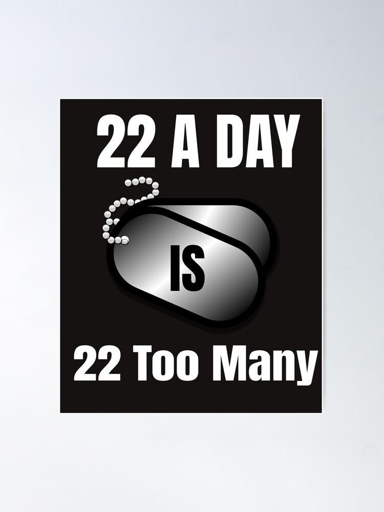 22 A Day Decal (12 inch)