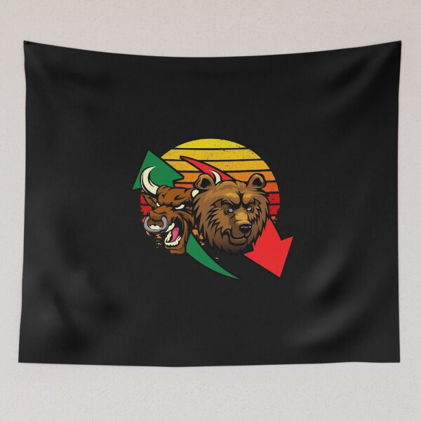 Item preview,  Bull vs Bear - Stock Market designed and sold by laiwole.