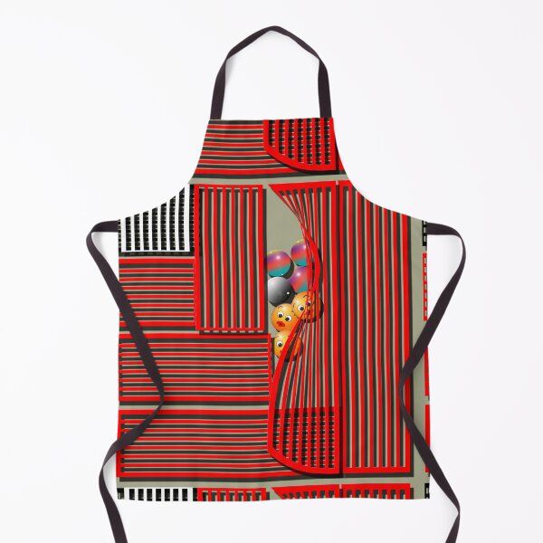 Item preview,  Grid, sphere, smiley, (302) (red, black, colored) decorative, digital, colorful, abstract, designed and sold by Paszkan.