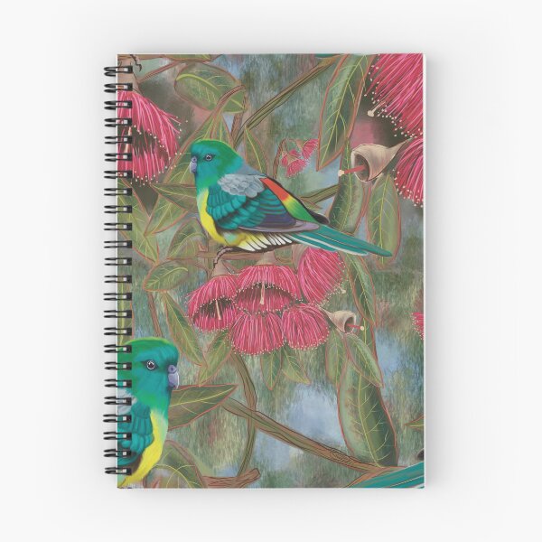 Item preview, Red Rumped Parrot amongst the Gum Blossoms designed and sold by Jagraphix.