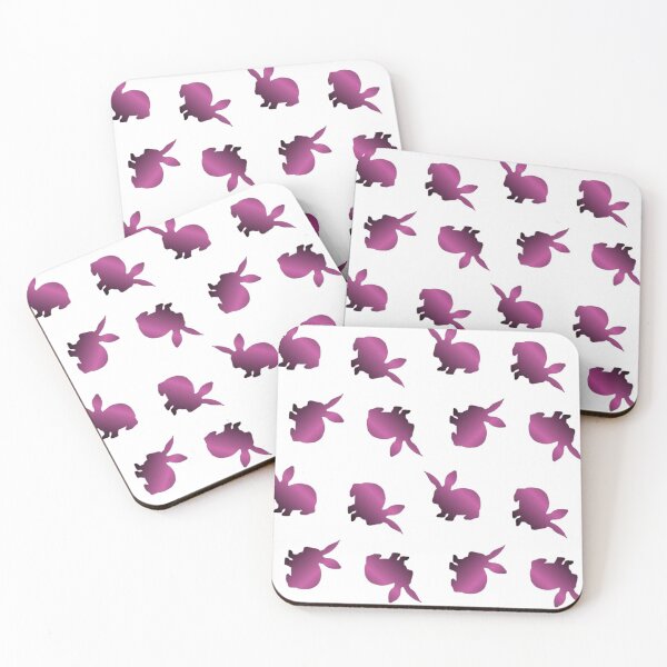 Item preview, Pink rabbits designed and sold by tetibright.