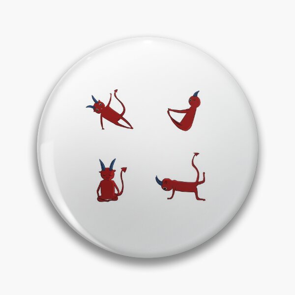 Item preview, Demon cute yoga poses designed and sold by Matheus2001.