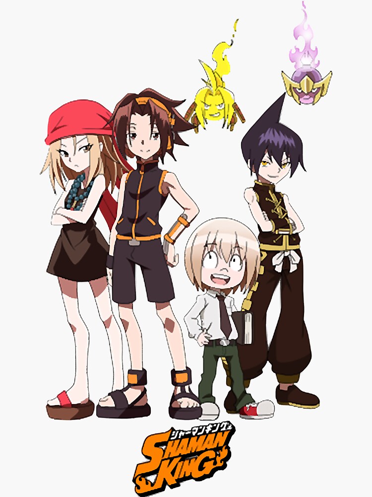 "Shaman King MC " Sticker for Sale by RomanPiche Redbubble