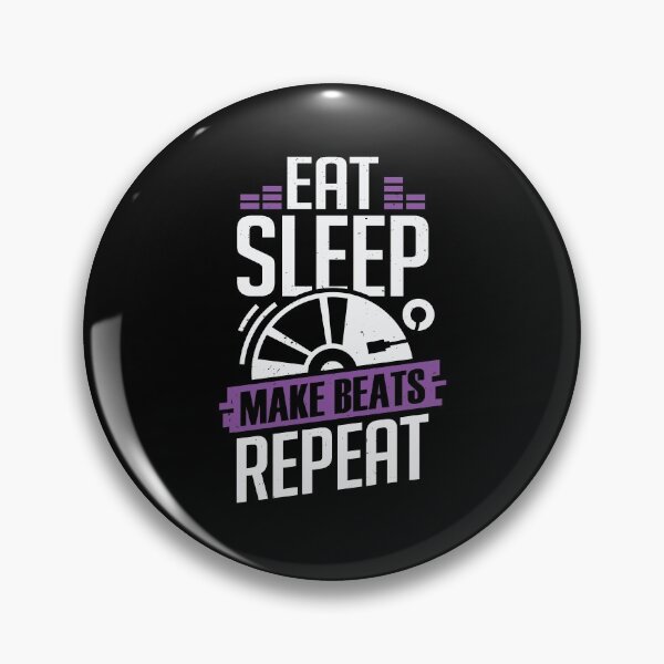 Item preview, Eat Sleep Make Beats Repeat DJ Disc Jockey Gift designed and sold by Marcid95.