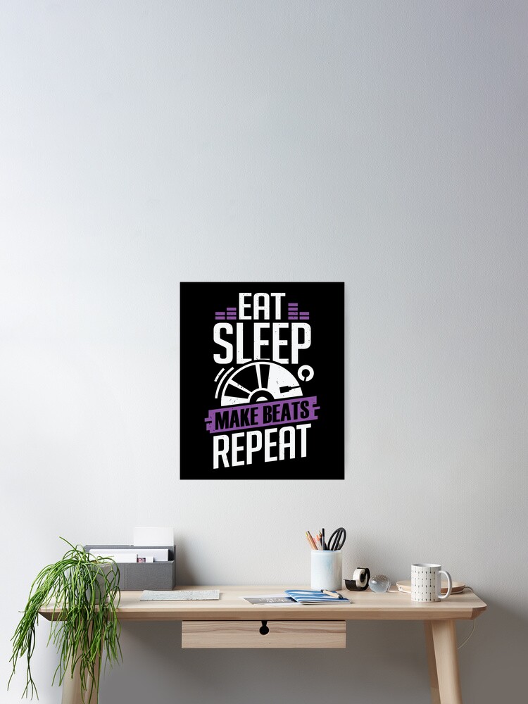 Eat Sleep Dj Repeat Disc Jockey Gift T-Shirt