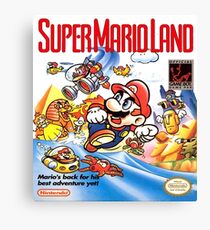 Gameboy Super Mario Land Leinwanddruck