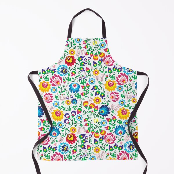 Item preview, Folk art Allover Floral and Leaves designed and sold by Cedarrue.