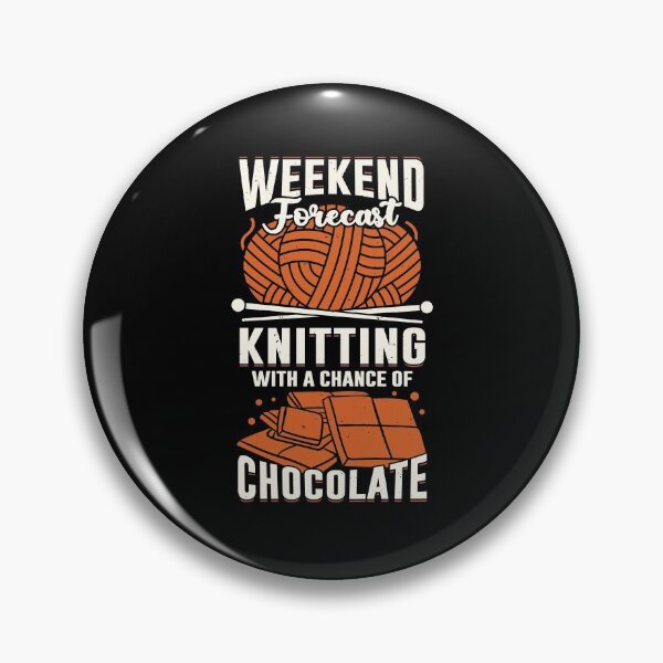 Item preview, Knitting Knitter Chocolate Lover Gift designed and sold by Marcid95.