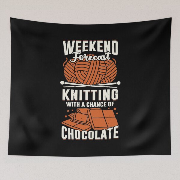 Item preview, Knitting Knitter Chocolate Lover Gift designed and sold by Marcid95.