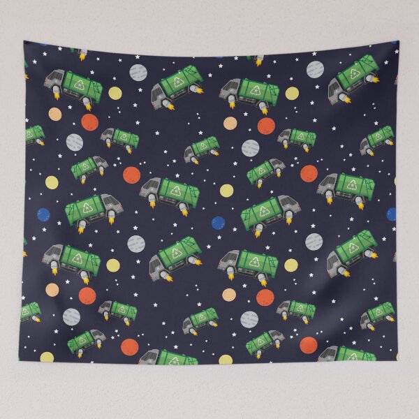 Item preview, Outer Space Bin Lorry Rocket Design designed and sold by David Speed Design.