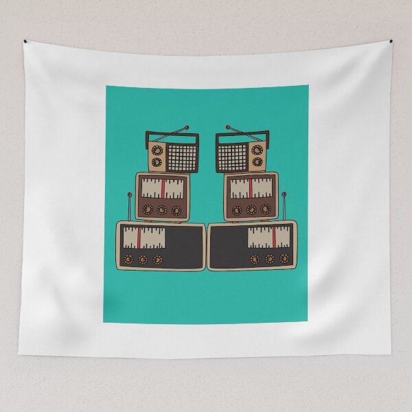 Item preview, Old Colorful Stylish Retro Music Radios designed and sold by flofin.