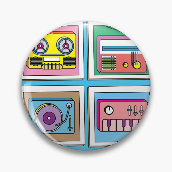 Item preview, Old Colorful Stylish Retro Music Radios designed and sold by flofin.