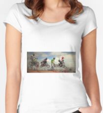 BMX -In Flight Fitted Scoop T-Shirt