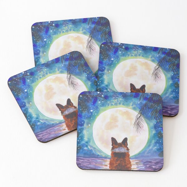 Item preview, Corgi - full moon meditation designed and sold by AgniArt.