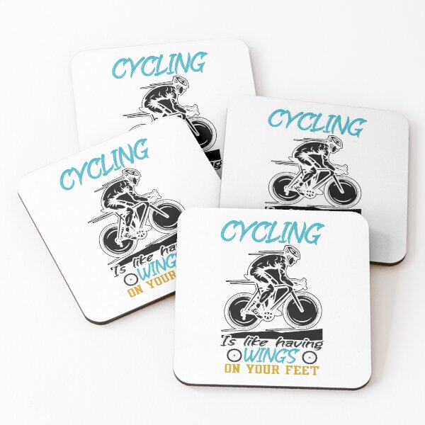 Item preview, Cycling is like having wings on your feet designed and sold by digoarpi.